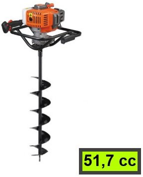 Mototrivella/Trivella a scoppio 51,7cc professionale 80x10cm (Cod.:1898)