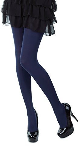 Romartex multicolore collants en microfibre 40 DEN, 32 couleurs et différentes 5 tailles, XL, bleu marine