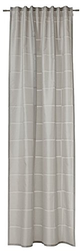 Esprit Home Gardine mit verdeckter Schlaufe, Grau
