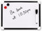 A4 Dry Wipe Magnetic Whiteboard Mini Office Notice Memo White Board Pen & Eraser & Magnets Kitchen Display School Homework