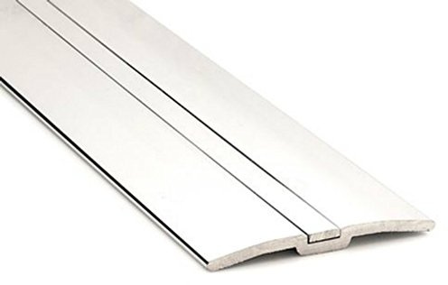 Stair Rods Posh Brass Door Threshold 38mm Wide 90cm Long (90cm, Chrome)