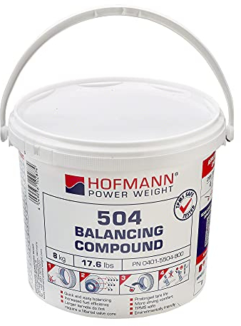 Hofmann Power Weight 04015504800 - Auswuchtpulver TYP 504, 8 Kg, 1 Stück