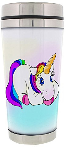 All Ride Mug Isotherme en Forme de Licorne.