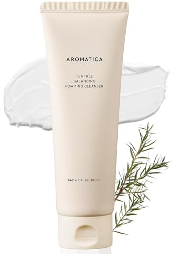 Aromatica Tea Tree Balancing Foaming Cleanser 180 g, vegan, EWG-GEPRÜFT