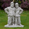 ONEFOLD Laurel and Hardy Stone Garden Statue Ornament and Garden Sculpture Hand Cast