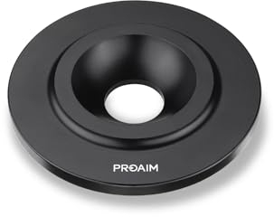 PROAIM Mitchell Base auf 100-mm-Bowl-Kameraadapter. Einfache Installation und Entfernung. Kompatibel mit Mitchell-Mount-Zubehör und Griffausrüstung (BP-302-00)