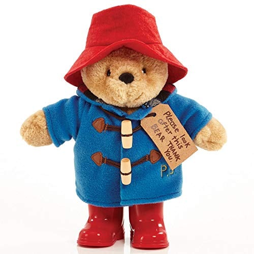 Rainbow Paddington Bear with Boots & Embroidered Jacket Medium, red (PA1489)