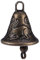 SUPVOX 11Pcs Golden Metal Feng Shui Wind Chime Bells - Small Jingle Bells for Crafts, Home Decor, Car Hanging, Doorbell, Random Style