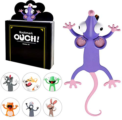 3D Cartoon Tier-Lesezeichen,lesezeichen kinder,lesezeichen magnetisch,bookmark animal,3D Stereo Cartoon schön Tier Lesezeichen Geschenk für Kinder und Erwachsene (B)