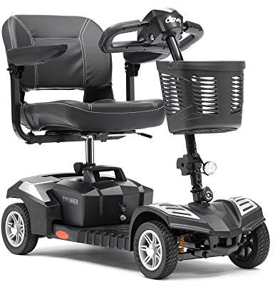 Drive DeVilbiss Explorer Mobility Scooter – Adjustable Seat – Anti-Tip Wheels – Removable Battery Pack – Electric Mobility Scooter – 130kg Maximum User Weight Capacity