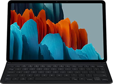 SAMSUNG EF-DT630BBSGES - Funda Teclado Book Cover Tab S7, Color Negro