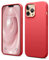 elago Liquid Silicone Case Compatible with iPhone 13 Pro Max Case (6.7), Premium Silicone, Full Body Protection - 3 Layer Shockproof Phone Cover, Anti-Scratch Soft Microfiber Lining (Red)