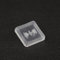 DucKey Keycap A Basso Profilo, Copritasti in Bianco PBT Trasparente Nero Bianco for Tastiera Meccanica Kailh 1350 Chocolate Low Switch (Color : White Transparent, Size : 30PCS)