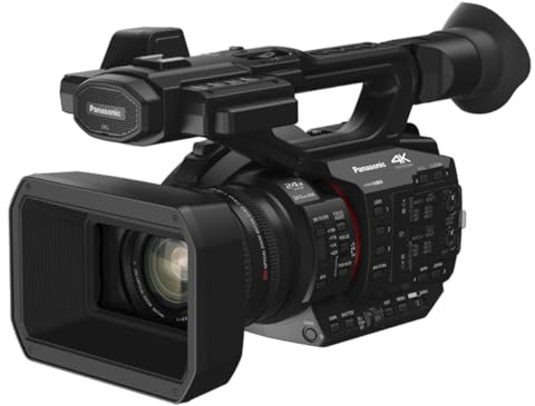 Panasonic Camcorder, Professional Quality 4K 60p, 1.0-inch Sensor, 24.5mm Wide-Angle Lens and Optical 20x Zoom, Great for News, Interviews, and Events - HC-X20