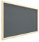 ALLboards Tableau en Liège Gris avec Cadre en Bois 60x40cm