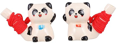 BESPORTBLE 6pièces Jouets Éducatifs Panda Sifflets Eau Amusants Pour Garçon Fille Pour Fêtes Et Activités Ludiques
