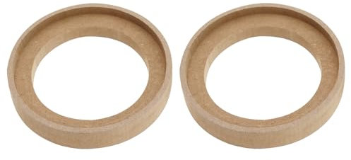LT Easiyl 2PCS 3 Inch Car Speaker Spacer Ring Car Speaker Wood Gasket Ring Car Mounting Spacer Ring Speaker Wooden Spacer Ring for Boats Cars Trucks RV Speakers
