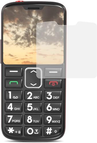 Maoni 3x Schutzfolie kompatibel mit ukuu Seniorenhandy - kristallklar, Displayschutzfolie, 7H, antibakteriell