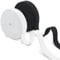 Romon Goma Elastica Costura, Cinta Elastica Costura, dos rollos en blanco y negro de 20mm × 10m Banda Elastica Costura, Manualidades Costura Diy, Cuerda Plana Trenzada, Elástico para Pantalones Ropa
