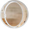 HJLKDYM Ventana Abatible Giratoria, La Ventana Circular Puede Girar 360 ° Ventanas Ventilación Iluminación Aleación Aluminio, Adecuado para Baño, Dormitorio, Sala Estar.(White-Changhong Glass,70cm)
