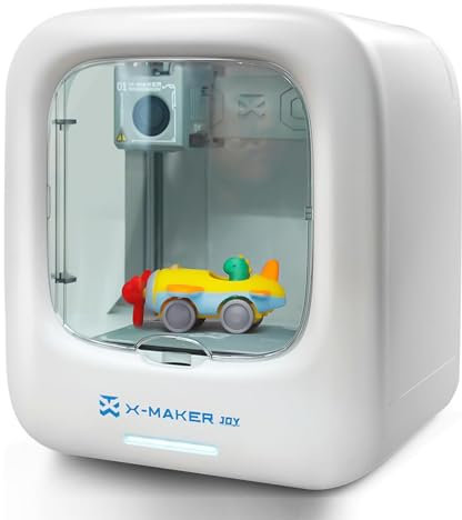 Xichuzi Impresora 3D X-Maker Joy Totalmente ensamblada Impresión 3D de Alta Velocidad y Alta precisión de 200 mm/s con Cama sin nivelación Tamaño de construcción de 120 x 120 x 120 mm Wi-Fi y Control