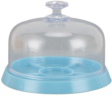 Yechiry Couvercle Anti-Poussière en Plastique Transparent à 6 Compartiments pour Mouvement de Montre, Boîte de Pièces de Montre, Empêche la Poussière et les Débris, Plateau de Pièces de