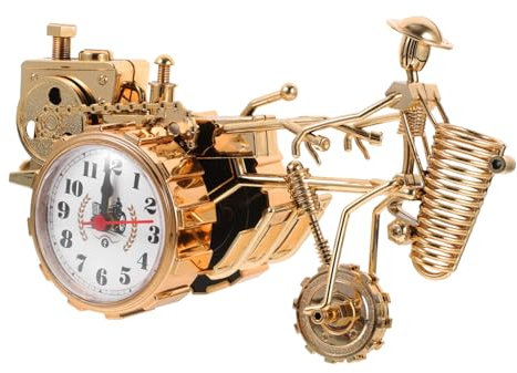 Cabilock Elegante Retro Traktor Stil Desktop Uhr Federhalter Zeitmessung Und Dekorative