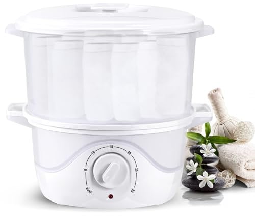 Towel Warmer, Ovshnrr Quickly Heating Hot & 3L Large Capacity Towel Steamer, Towel Heater with SPA Facial Skin Moisturizing Tool Fast Heating to 202℉ within 5 Minutes for Shaving, Barber, Salon