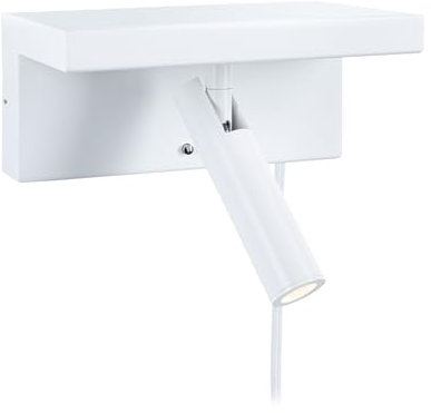 Paulmann 71106 LED Wandleuchte 3-Step-Dim Jerik USB C 3000K 160lm 230V 2,4W dimmbar Weiß matt