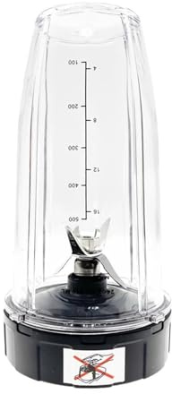 CQJFCYBRA Blender Cup Accessories: 24Oz Blender Cup With Lid,Compatible For Ninja，Auto IQ Pro BL480, BL482, BL642, BL682, BL450, BN401, BN751, Foodi SS351