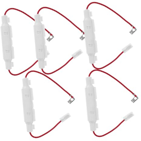 WEKADRIN 5 piezas Fusible de Alta Tensión para Microondas Alta Fiabilidad Reemplazo Resistente y Fácil de Instalar para Hornos Microondas Domésticos