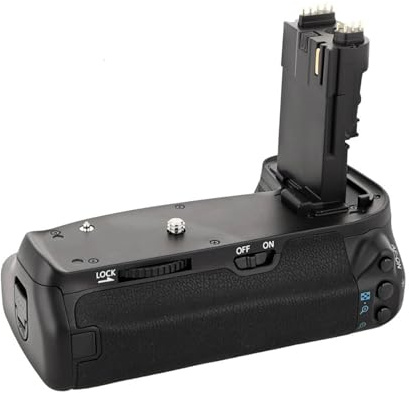 Compatible for Canon, Grip BG-E14 for 70D/80D/90D | Camera battery grip, For 70D/80D/90D, BG-E14 vertical holder