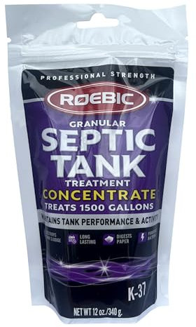 Roebic K-37-BAG Granular Septic Tank Treatment Concentrate, 12-Ounce