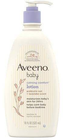 Aveeno Baby Calming Comfort Lotion, Lavender and Vanilla, 18 Fluid Ounce by Aveeno