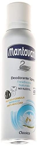 3x Mantovani Classico deo spray Freschezza naturale 48h 150 ml aus italien