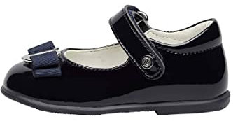Naturino NATURINO JETE' Ballerine con cinturino alla caviglia, Bambina, Nero (Bleu 0c01), 20 EU (4 Bambini UK)