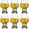 Luigi Bormioli Birrateque Set of 6 Cider Glasses - 500ml / 50cl / 17oz - Craft Beer Style Design - Lead Free Crystal Glass - Break Free & Dishwasher Safe