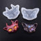 FineInno 2 Piezas Moldes de Gato Devil Cat Resin Molds Moldes de Resina Joyería Animal Epoxi Molde Fundición para DIY Colgante Llavero Jabón
