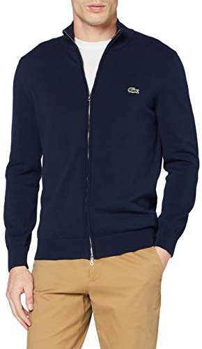 Lacoste AH1957 Maglione, Blu (Marine), L Uomo