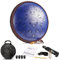14 Zoll 15 Töne Stahl Tongue Drum Percussion Instrument Lotus Hand Pan Drum mit Ultra Wide Range und Drum Mallets Carry Ba