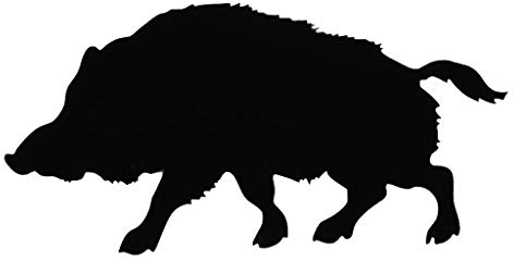 Fahou Wildschwein Schwein Vinyl Auto Aufkleber Auto Styling Tier Silhouette Dekorative Auto Aufkleber 20x10cm