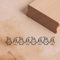 Dekolando Stempel Wichtel Bordüre - Weihnachtsstempel Holzstempel Weihnachten Motivstempel - Abdruck 98 x 18 mm