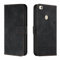 QIWEIQING Compatible con Funda para Huawei P8 Lite 2017, Funda Móvil Funda Libro con Tapa, Carcasa Magnético Funda para Huawei P8 Lite 2017 / P9 Lite/Honor 8 Lite.Black HX
