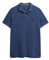 Superdry Herren Polo LISO Kapuzenpullover, Blau (Bright Blue Marl), L