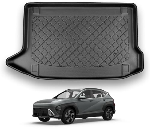 NOMAD Boot Liner Mat for Hyundai Kona Elecric 2017-2023 | Premium Anti-Slip TPE Car Boot Protector Tray, Waterproof Raised Edge Trunk Mat, Easy Clean Cargo Floor Liner