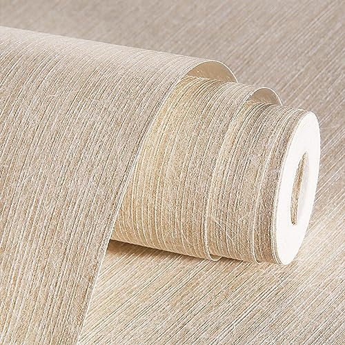 BPILOT Wallpaper Non Woven Long Fiber Texture Wallpaper Home Improvement Background Wall Bedroom Living Room Non Self Adhesive Wallpaper Yellow