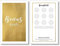 Frank Paperman® | 200x Bonuskarte für Kunden mit funkelnder Goldprägung | 10er Bonus Treuekarten zum Abstempeln | goldene Stempelkarten | gold loyalty card
