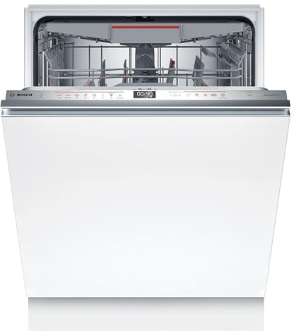 Bosch SMD6ECX04E Serie 6, Lavastoviglie da incasso a scomparsa totale, Home Connect, Extra Clean zone, EfficientDry, Programma Preferito, 60 cm Versione Esclusiva Amazon