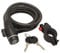 Sterling 1018K Self Coiling Locking Cable & Bike Mounting Kit, Black