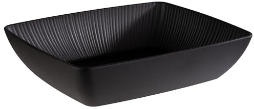 APS 85276 GN 1/2 bol -NERO- en negro, 32,5 x 26,5 cm, altura 7,5 cm, 3,5 litros